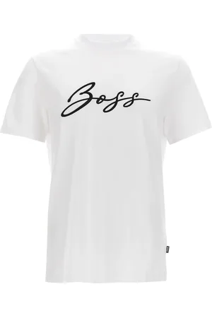 HUGO BOSS Hombre, Camisetas, Blanco, Talla: S