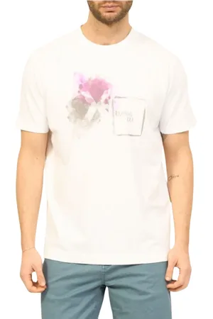 John Richmond Hombre, Camisetas, Blanco, Talla: XL