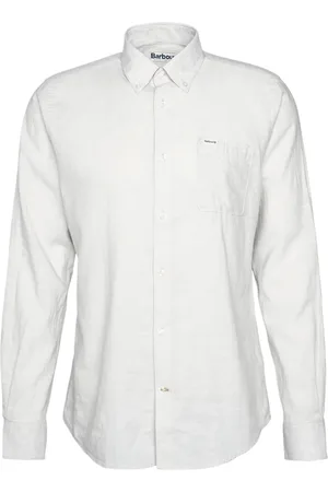 Barbour Hombre, Camisas, Blanco, Talla: 2XL