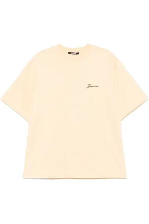 Jacquemus Hombre, Camisetas, Amarillo, Talla: S