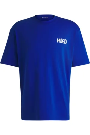 HUGO BOSS Hombre, Camisetas, Azul, Talla: XS