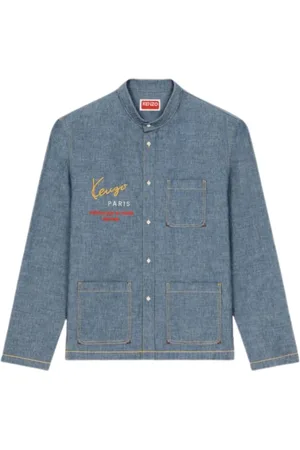 Kenzo Hombre, Camisas, Azul, Talla: M