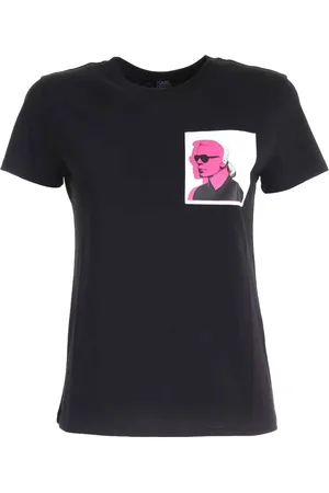 Karl Lagerfeld Mujer, Camisetas, Negro, Talla: XL