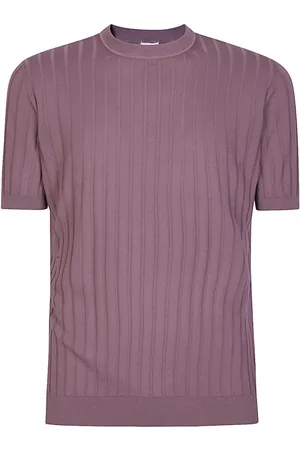 ELEVENTY Hombre, Camisetas, Púrpura, Talla: S