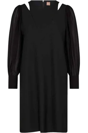 HUGO BOSS Mujer, Vestidos, Negro, Talla: S