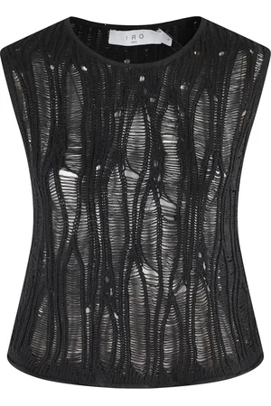 IRO Mujer, Camisetas, Negro, Talla: M