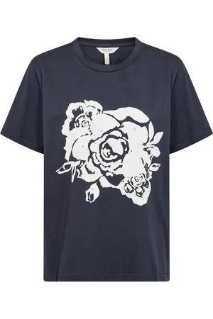 Part Two Mujer, Camisetas, Azul, Talla: M