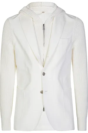 ELEVENTY Hombre, Chaquetas, Blanco, Talla: 3XL