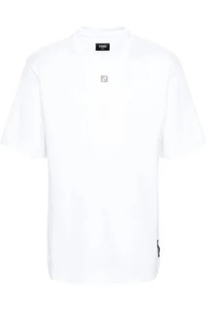 Fendi Hombre, Camisetas, Blanco, Talla: 2XL