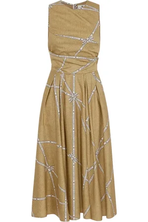 Elisabetta Franchi Mujer, Vestidos, Marrón, Talla: S