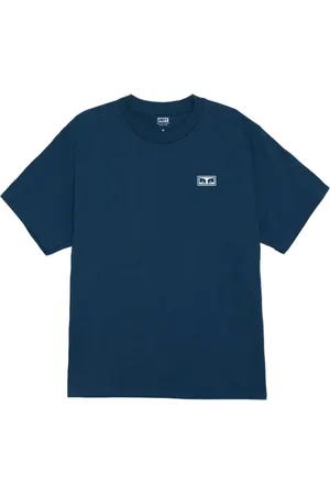 Obey Hombre, Camisetas, Azul, Talla: S