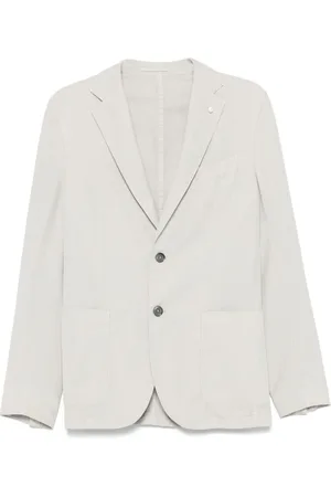LUIGI BIANCHI MANTOVA Hombre, Chaquetas, Gris, Talla: L