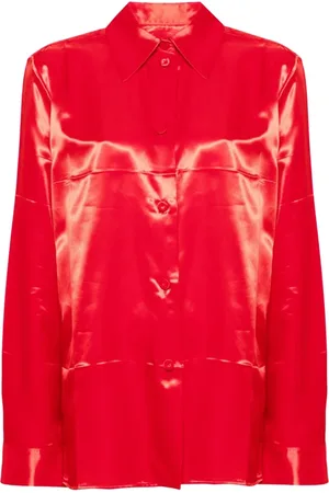 Jil Sander Mujer, Blusas y Camisas, Rojo, Talla: M