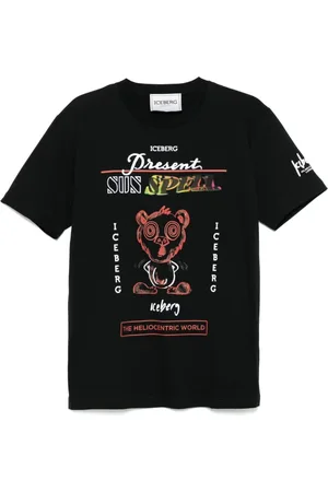 Iceberg Hombre, Camisetas, Negro, Talla: S