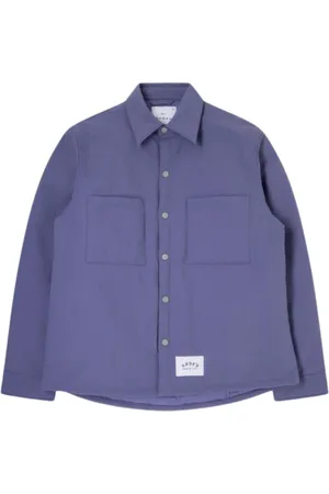 Edwin Hombre, Chaquetas, Púrpura, Talla: L