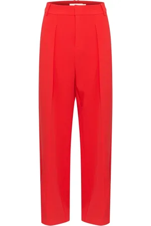 INWEAR Mujer, Pantalones, Rojo, Talla: S