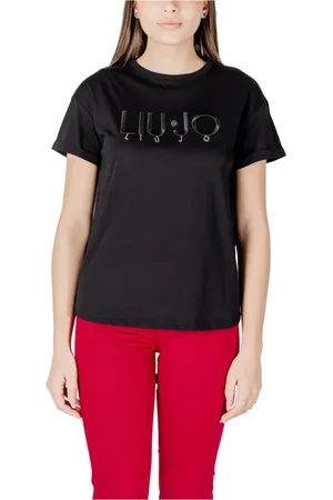 Liu Jo Mujer, Camisetas, Negro, Talla: XS
