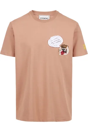 Iceberg Hombre, Camisetas, Marrón, Talla: 3XL