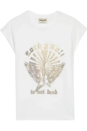 Zadig & Voltaire Mujer, Camisetas, Blanco, Talla: M