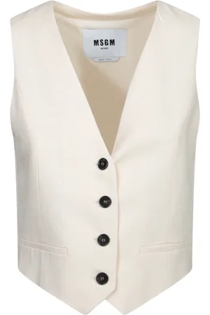 Msgm Mujer, Chaquetas, Blanco, Talla: S