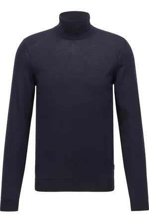 HUGO BOSS Hombre, Jerseys, Azul, Talla: L