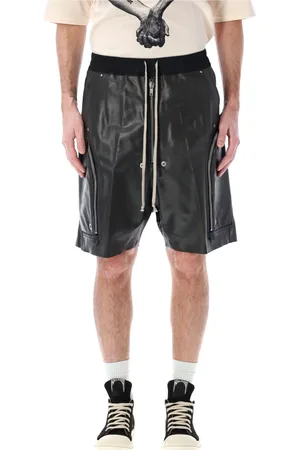 Rick Owens Hombre, Pantalones cortos, Negro, Talla: L