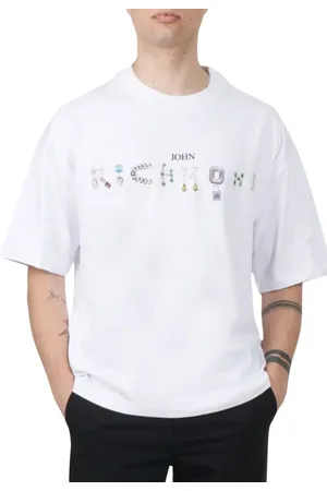 John Richmond Hombre, Camisetas, Blanco, Talla: XS