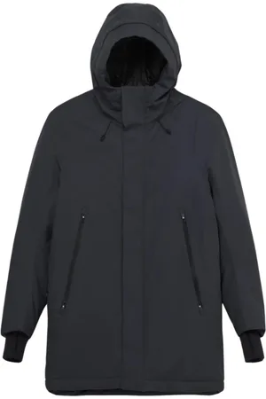 KRAKATAU Hombre, Abrigos, Negro, Talla: M