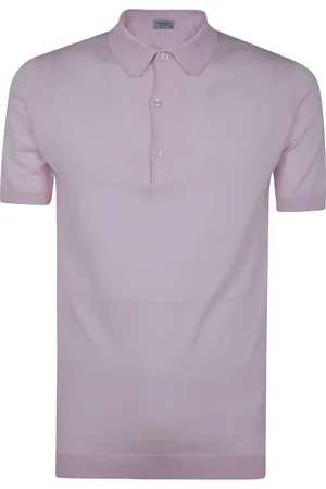 JOHN SMEDLEY Hombre, Camisetas, Rosa, Talla: XL