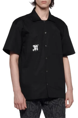 John Richmond Hombre, Camisas, Negro, Talla: M