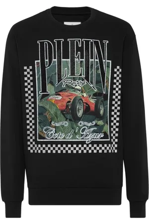 Philipp Plein Hombre, Sudaderas, Negro, Talla: L