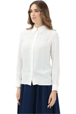 Elisabetta Franchi Mujer, Blusas y Camisas, Blanco, Talla: M