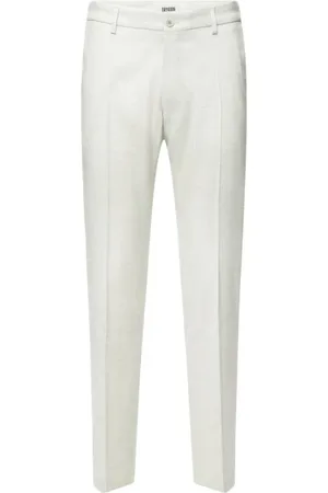 Drykorn Hombre, Vaqueros, Blanco, Talla: XL