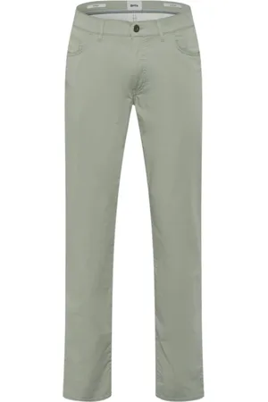 Brax Hombre, Pantalones, Verde, Talla: W36 L34