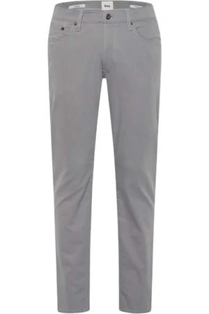 Brax Hombre, Pantalones, Gris, Talla: W35 L30