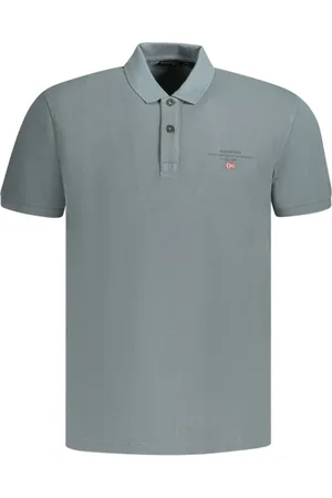 Napapijri Hombre, Camisetas, Gris, Talla: S