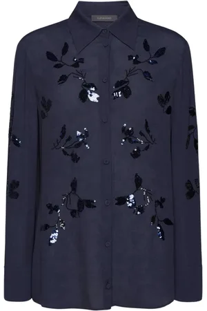 Elena Miro Mujer, Blusas y Camisas, Azul, Talla: L