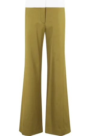 Victoria Beckham Mujer, Pantalones, Verde, Talla: S
