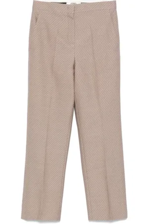 Fendi Mujer, Pantalones, Marrón, Talla: S