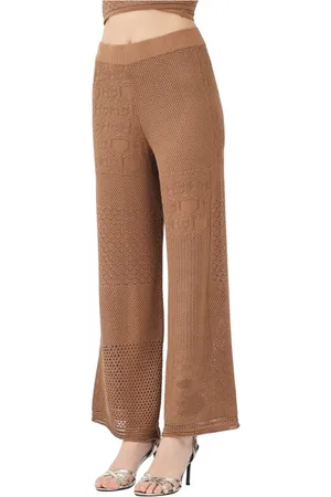 AKEP Mujer, Pantalones, Marrón, Talla: L