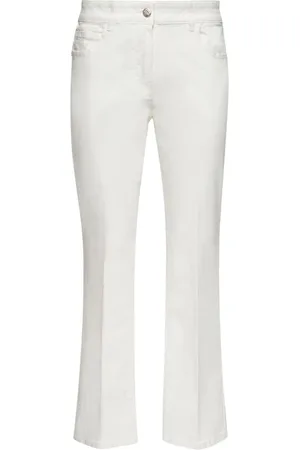 Elena Miro Mujer, Pantalones, Blanco, Talla: XL