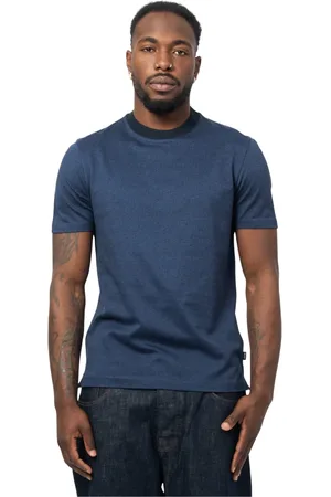 HUGO BOSS Hombre, Camisetas, Azul, Talla: XL