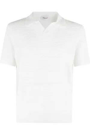KANGRA CASHMERE Hombre, Camisetas, Blanco, Talla: 2XL