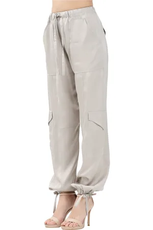 AKEP Mujer, Pantalones, Gris, Talla: S