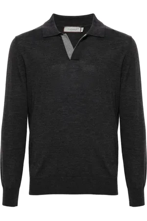 CANALI Hombre, Camisetas, Gris, Talla: L