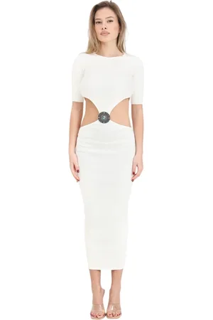 AKEP Mujer, Vestidos, Blanco, Talla: M