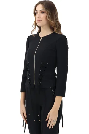 Elisabetta Franchi Mujer, Chaquetas, Negro, Talla: L