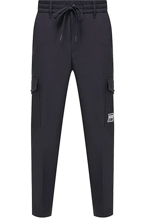 VERSACE Hombre, Pantalones, Negro, Talla: XL