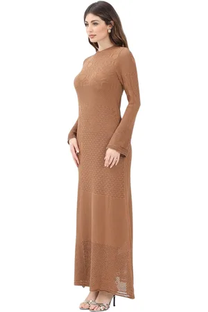 AKEP Mujer, Vestidos, Marrón, Talla: XS