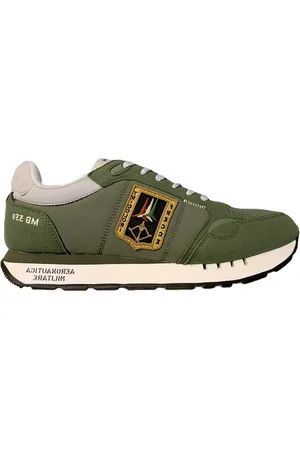 Aeronautica Militare Hombre, Zapatos, Verde, Talla: 44 EU